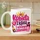 Kubek Z Nadrukiem Na Imieniny Prezent Dla Kobiety: Kobieta Z Klasą Kubek Z Nadrukiem Na Imieniny Prezent Dla Kobiety: Kobieta Z Klasą