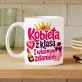 Kubek Z Nadrukiem Na Imieniny Prezent Dla Kobiety: Kobieta Z Klasą Kubek Z Nadrukiem Na Imieniny Prezent Dla Kobiety: Kobieta Z Klasą