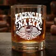 Szklanka Do Whisky Na Święta Prezent Dla Mężczyzny: Licencja Na Łyk Szklanka Do Whisky Na Święta Prezent Dla Mężczyzny: Licencja Na Łyk