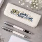 Zestaw Pióro i Długopis w Etui Na Złote Gody Prezent Dla Kobiety: Złota Typografia Uśmiechu