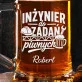 Kufel Personalizowany z Grawerem Dla Inżyniera Budownictwa Prezent Dla Mężczyzny: Inżynier I Kufel Kufel Personalizowany z Grawerem Dla Inżyniera Budownictwa Prezent Dla Mężczyzny: Inżynier I Kufel