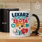 Kubek Z Nadrukiem Dla Lekarza Prezent Dla Mężczyzny: Medyczny Mistrz Kubek Z Nadrukiem Dla Lekarza Prezent Dla Mężczyzny: Medyczny Mistrz