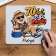 Podkładka Pod Myszkę Na 70 Prezent Dla 70 Latka Mężczyzny: 70 Lat, Wciąż Młody