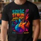 Koszulka Męska Dla Gitarzysty Prezent Dla Mężczyzny: Sześć Strun