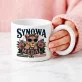 Kubek Z Okrągłym Uchem Dla Synowej Prezent Dla Kobiety: Botaniczny Retro Kolaż Kubek Z Okrągłym Uchem Dla Synowej Prezent Dla Kobiety: Botaniczny Retro Kolaż