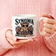 Kubek Z Okrągłym Uchem Dla Synowej Prezent Dla Kobiety: Botaniczny Retro Kolaż Kubek Z Okrągłym Uchem Dla Synowej Prezent Dla Kobiety: Botaniczny Retro Kolaż