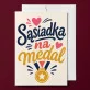 Kartka z Życzeniami Dla Sąsiadki Dla Kobiety: Sąsiedzki Humor Kartka z Życzeniami Dla Sąsiadki Dla Kobiety: Sąsiedzki Humor