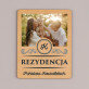 Rezydencja - Magnes drewniany