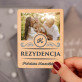 Rezydencja - Magnes drewniany