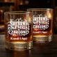 Szklanki Do Whisky z Grawerem Na 25 Rocznicę Ślubu Prezent Dla Pary: Srebrni Partnerzy W Szklanki Do Whisky z Grawerem Na 25 Rocznicę Ślubu Prezent Dla Pary: Srebrni Partnerzy W