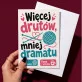 Kartka z Życzeniami Dla Dziewiarki Dla Kobiety: Druciarskie Poczucie