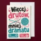 Kartka z Życzeniami Dla Dziewiarki Dla Kobiety: Druciarskie Poczucie