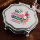 Szkatułka Na Biżuterię Dla Florystki Prezent Dla Kobiety: Florystyczna Elegancja Szkatułka Na Biżuterię Dla Florystki Prezent Dla Kobiety: Florystyczna Elegancja
