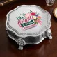Szkatułka Na Biżuterię Dla Florystki Prezent Dla Kobiety: Florystyczna Elegancja Szkatułka Na Biżuterię Dla Florystki Prezent Dla Kobiety: Florystyczna Elegancja