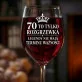 Kieliszek Do Wina Na 70 Prezent Dla Kobiety: 70 Tylko Rozgrzewka