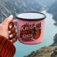Kubek Emaliowany Dla Koszykarza Prezent Dla Mężczyzny: Koszykarski Styl Retro Kubek Emaliowany Dla Koszykarza Prezent Dla Mężczyzny: Koszykarski Styl Retro