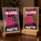 Druk Na Szkle Na 40 Urodziny Prezent Dla Kobiety: Nie Jestem 40-Latką Druk Na Szkle Na 40 Urodziny Prezent Dla Kobiety: Nie Jestem 40-Latką