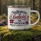 Kubek Emaliowany Na Dzień Babci Prezent Dla Babci Kobiety: Botaniczna Babcina Kubek Emaliowany Na Dzień Babci Prezent Dla Babci Kobiety: Botaniczna Babcina
