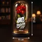 Wieczna Róża LED Na 80 Urodziny Prezent Dla 80 Latki Kobiety: 80 Lat Z Pazurem