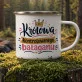 Kubek Emaliowany Na Boże Narodzenie Prezent Dla Kobiety: Sarkastyczna Elegancja Kubek Emaliowany Na Boże Narodzenie Prezent Dla Kobiety: Sarkastyczna Elegancja