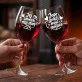 Dwa Kieliszki Do Wina Dla Pary Młodej Prezent Na Ślub Dla Pary: Zabawne Tytuły Pary Młodej Dwa Kieliszki Do Wina Dla Pary Młodej Prezent Na Ślub Dla Pary: Zabawne Tytuły Pary Młodej