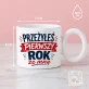 Kubek Z Okrągłym Uchem Na 1 Rocznicę Ślubu Prezent Dla Mężczyzny: Pierwszy Rok Śmiechu Kubek Z Okrągłym Uchem Na 1 Rocznicę Ślubu Prezent Dla Mężczyzny: Pierwszy Rok Śmiechu