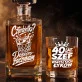 Zestaw Do Whisky Dla 40 Latka Prezent Na 40 Urodziny Dla Mężczyzny: Bezczelna Czterdziestka Zestaw Do Whisky Dla 40 Latka Prezent Na 40 Urodziny Dla Mężczyzny: Bezczelna Czterdziestka