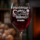 Kieliszek Do Wina z Grawerem Na 55 Rocznicę Ślubu Prezent Na Walentynki Dla Kobiety: Pięćdziesiąt Pięć Lat