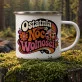 Kubek Emaliowany Na Wieczór Panieński Prezent Dla Kobiety: Retro Noc Wolności Kubek Emaliowany Na Wieczór Panieński Prezent Dla Kobiety: Retro Noc Wolności