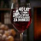 Kieliszek Do Wina Na 40 Rocznicę Ślubu Prezent Dla Kobiety: 40 Lat Z Nim Kieliszek Do Wina Na 40 Rocznicę Ślubu Prezent Dla Kobiety: 40 Lat Z Nim