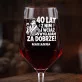 Mega Kieliszek Do Wina z Grawerem Na 40 Rocznicę Ślubu Prezent Dla Kobiety: 40 Lat Z Nim Mega Kieliszek Do Wina z Grawerem Na 40 Rocznicę Ślubu Prezent Dla Kobiety: 40 Lat Z Nim
