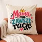 Poduszka Dekoracyjna Dla Mamy Prezent Na Dzień Mamy Dla Kobiety: Mama Z Humorem Poduszka Dekoracyjna Dla Mamy Prezent Na Dzień Mamy Dla Kobiety: Mama Z Humorem