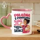 Kubek Z Nadrukiem Dla Położnej Prezent Dla Kobiety: Położna Z Powołania Kubek Z Nadrukiem Dla Położnej Prezent Dla Kobiety: Położna Z Powołania