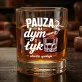 Szklanka Do Whisky Dla Palacza Prezent Dla Mężczyzny: Pauza Na Dym I Łyk Szklanka Do Whisky Dla Palacza Prezent Dla Mężczyzny: Pauza Na Dym I Łyk