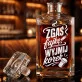 Karafka Do Whisky z Grawerem Dla Palacza Prezent: Zgaś Fajkę, Wyjmij Korek Karafka Do Whisky z Grawerem Dla Palacza Prezent: Zgaś Fajkę, Wyjmij Korek