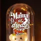 Wieczna Róża z Misiem Dla Przyszłej Mamy Prezent Na Dzień Mamy Dla Kobiety: Mama W Drodze