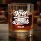 Szklanki Do Whisky z Grawerem Na Dzień Chłopaka Prezent Dla Chłopaka Mężczyzny: Król Niedzielnych Drzemek