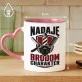 Kubek Z Nadrukiem Dla Barbera Prezent Dla Mężczyzny: Nadaje Brodom Charakter Kubek Z Nadrukiem Dla Barbera Prezent Dla Mężczyzny: Nadaje Brodom Charakter