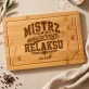 Deska Do Krojenia z Grawerem Na Dzień Chłopaka Prezent Dla Chłopaka Mężczyzny: Mistrz Wieczornego Deska Do Krojenia z Grawerem Na Dzień Chłopaka Prezent Dla Chłopaka Mężczyzny: Mistrz Wieczornego
