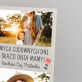 Samych cudownych dni z okazji dnia mamy - Wydruk na szkle akrylowym z podstawką