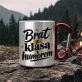 Kubek Metalowy z Karabińczykiem Dla Brata Prezent Dla Mężczyzny: Braterski Szyk Kubek Metalowy z Karabińczykiem Dla Brata Prezent Dla Mężczyzny: Braterski Szyk