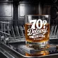 Szklanka Do Whisky Dla Mężczyzny 70 Lat Prezent Na 70 Urodziny Dla Mężczyzny: 70? Dolewaj