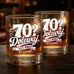 Szklanka Do Whisky Dla Mężczyzny 70 Lat Prezent Na 70 Urodziny Dla Mężczyzny: 70? Dolewaj