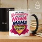 Kubek Z Nadrukiem Dla Nowej Mamy Prezent Na Dzień Mamy Dla Kobiety: Superbohaterka Kubek Z Nadrukiem Dla Nowej Mamy Prezent Na Dzień Mamy Dla Kobiety: Superbohaterka