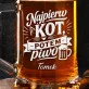 Kufel Personalizowany z Grawerem Dla Miłośnika Kotów Prezent Dla Mężczyzny: Kocie Priorytety