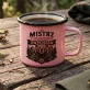 Kubek Emaliowany Na Imieniny Prezent Dla Mężczyzny: Męska Retro Natura Kubek Emaliowany Na Imieniny Prezent Dla Mężczyzny: Męska Retro Natura
