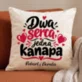 Poduszka Dekoracyjna Dla Pary Prezent Dla Pary: Dwa Serca, Jedna Kanapa
