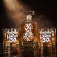Zestaw Do Whisky Na 30 Urodziny Prezent Dla Mężczyzny: 30 Lat Na Procentach