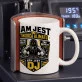 Kubek Z Nadrukiem Dla Dj Prezent Dla Mężczyzny: Jam Jest Dj Kubek Z Nadrukiem Dla Dj Prezent Dla Mężczyzny: Jam Jest Dj