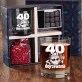 Zestaw Prezentowy Whisky Na 40 Urodziny Dla Mężczyzny: 40 Lat Dojrzewania Zestaw Prezentowy Whisky Na 40 Urodziny Dla Mężczyzny: 40 Lat Dojrzewania